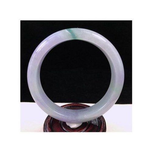 Zheru Bijoux Jade Birman Naturel 54-64mm Bracelet Violet, Bijoux De Princesse Élégant, Meilleur Cadeau