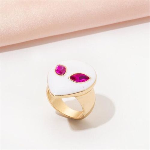 Bague En Résine Multicolore Pour Femmes, Accessoire De Mode Intéressant, Bijoux Créatifs, Cadeaux