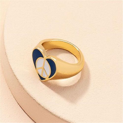 Bague Créative En Résine Multicolore En Forme De C¿Ur Pour Femme, Bijoux Vintage, Cadeaux Exquis