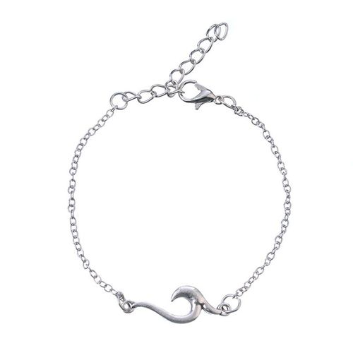 Bracelet À Main En Métal Argenté Pour Femme, Bijou Créatif, Mode, Fête Sur La Plage, Design Simple