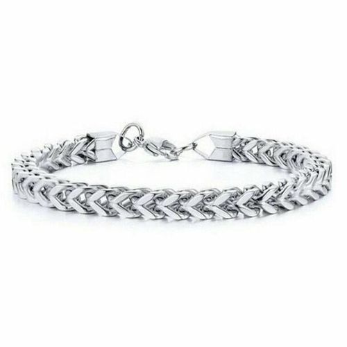 Bracelet En Acier Inoxydable Pour Hommes, Bijoux À La Mode, Couleur Or, Noir, Argent, Chaîne, Hip Hop, Sport