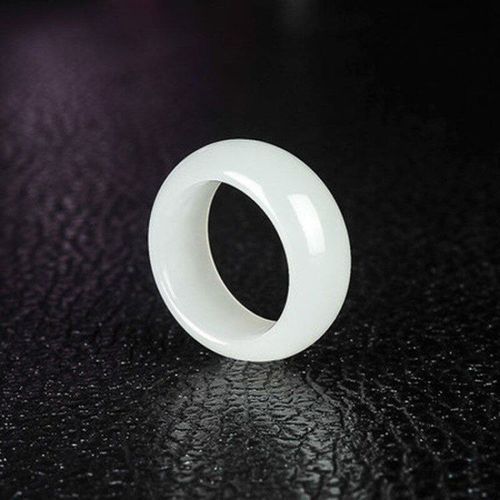 Bague En Pierre De Jade Verte Naturelle, Breloque Chinoise Sculptée À La Main, Bijoux, Accessoires De Mode, Amulette Pour Hommes Et Femmes, Cadeaux Porte-Bonheur