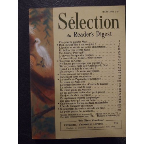 Selection Du Reader S Digest Mars 1965