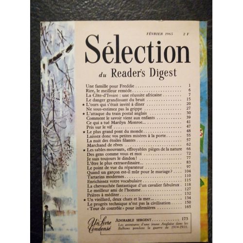 Selection Du Reader S Digest Février 1965