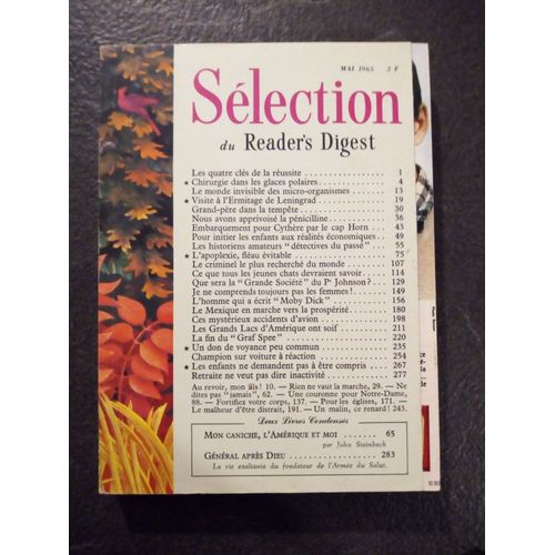 Selection Du Reader S Digest Mai 1965