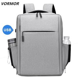GRAY-VORMOR-sac à dos pour ordinateur portable 16 17.3 pouces, sacoche de  voyage pour hommes et femmes, grande capacité, nouvelle collection 2021