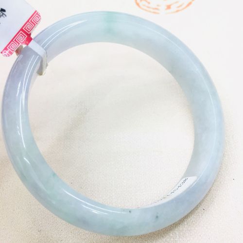 Bracelet En Jade Naturel Pour Femme, Élégant, Violet Clair, Émeraude Birman, 52-62m, Double Couleur, Bracelet De Princesse, Envoyer Un Certificat De Pays