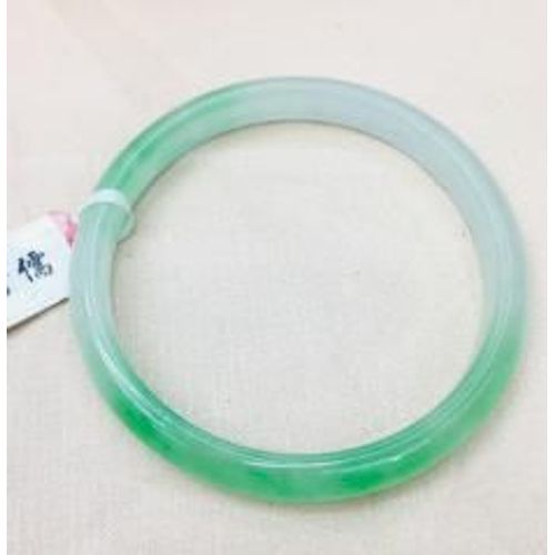 Bracelet En Jade Avec Fond De Glace Flottant, Émeraude Naturelle, Noble, Birman, Vert, 52-62mm, Pour Femme, Bracelet De Princesse, Envoyer Un Certificat