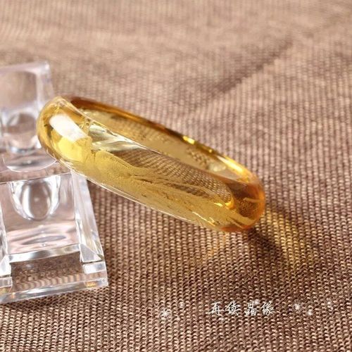 Bracelet En Citrine Jaune Naturelle Pour Femmes, Cristal De Quartz Sculpté, Dragon Phénix, 54-64mm, Aaaa, Bijoux, Cadeau