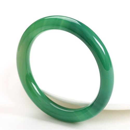 Bracelet En Jade Vert 7a, Bijou En Jade, Sculpté À La Main, Émeraude, Cadeau De Fête Pour Femme, 100%