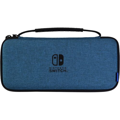 Sacoche Rigide Slim Bleu Hori Pour Nintendo Switch Oled Et Nintendo Switch