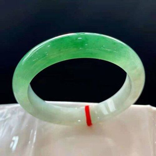 Bracelet En Jade Vert Clair, Bijoux De Princesse Élégants, 2 Couleurs, 54-64mm, Meilleur Cadeau Pour Mère Et Fille