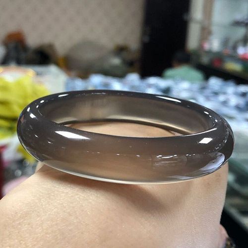 Bracelets En Jade Gris Naturel Pour Femmes, Bijoux, Nouveauté 2021