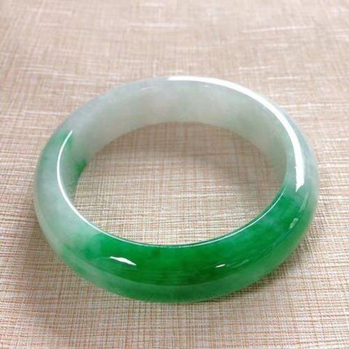 Bijoux En Jade Naturel Deux Tons Vert Clair, Bracelet De Princesse Élégante, Meilleur Cadeau Pour Mère Et Fille, 4-64mm