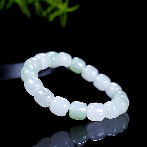 Bracelet De Perles De Jade En Soie Dorée, Bijoux De Tempérament Pour Femmes, Perle De Pierre Ronde, Élastique, Bijoux En Pierre De Jades, Amulette, Cadeau