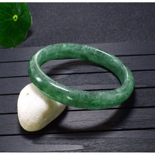 Bracelet En Pierre Naturelle, Cristal De Fraise Verte, Quartz, Manchette, À La Mode, Fait À La Main, Haute Énergie, Bijoux Pour Femmes