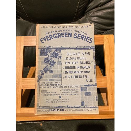 Les Classiques Du Jazz Evergreen Series Partition Piano Ed. Francis Day Volume 6