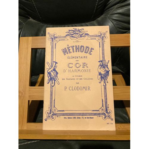 P. Clodomir Méthode Élémentaire De Cor D'harmonie Partition Ed. Leduc