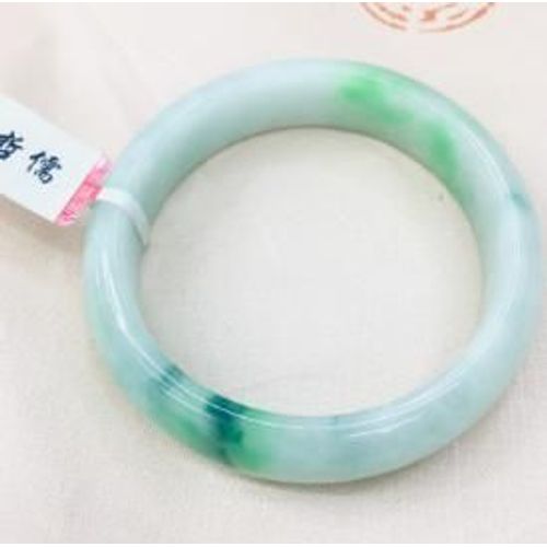 Bracelet En Jade De Style Princesse Pour Femme, Bijou Élégant De Deux Couleurs, Orchidée De Bourgogne Naturelle