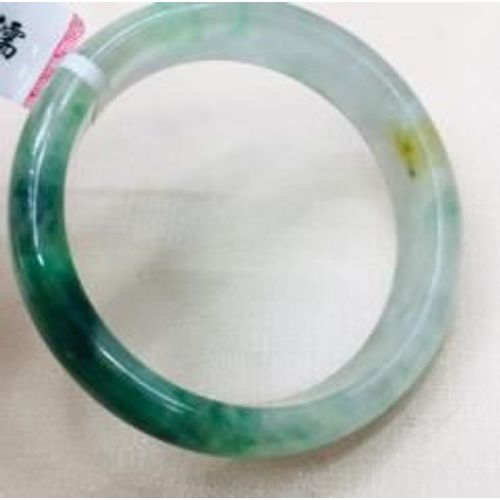 Bracelet Double Couleur Pour Femme, Bijou De Princesse, Élégant, En Jade Glacé, Émeraude Naturelle, Demi-Vert, Envoyer Un Certificat