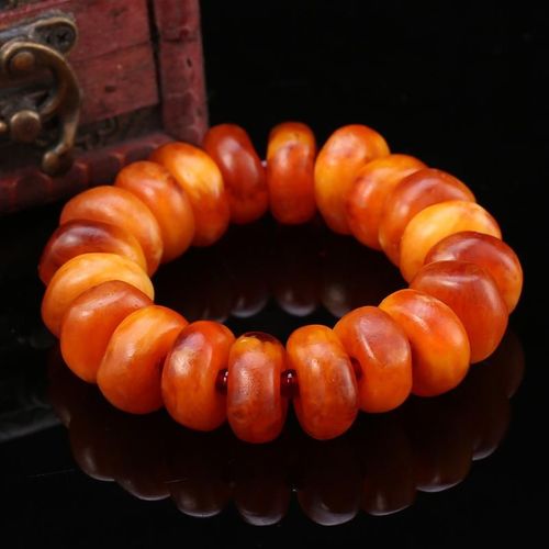 Bracelet Élastique En Ambre De La Baltique Pour Homme Et Femme, Bijoux Fins, Perles, Accessoires