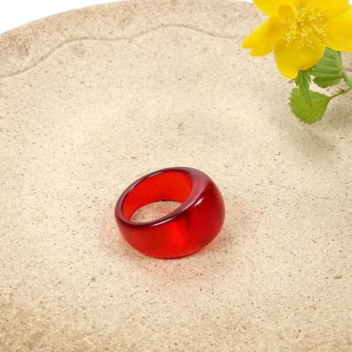Bagues D'ambre De Sang Mexicain Naturel Pour Femmes, Accessoires De Bijoux À La Mode, Bague D'ambre Rouge Véritable, Cadeau Pour Petite Amie, Maman, Bagues À Succion