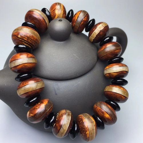 Bracelet En Agate De Calcédoine Naturelle 100%, Bracelet Sculpté À La Main De Haute Qualité, Bracelets De Ping An En Jade Pour Hommes Et Femmes