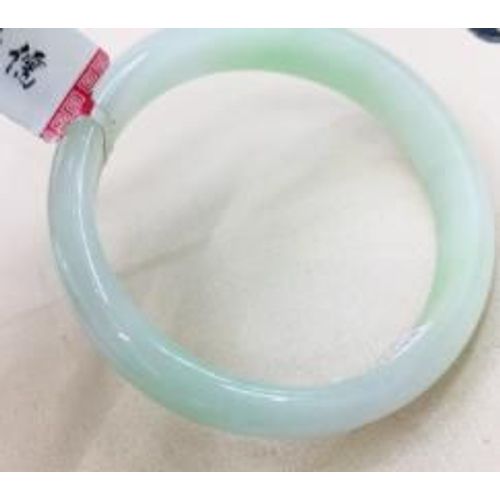 Bracelet De Princesse En Jade Naturel, Émeraude Birman, Vert Clair, Élégant, 52-62m, Envoyer Un Certificat De Pays