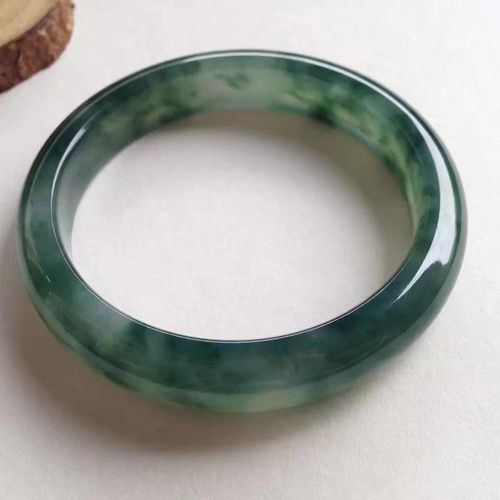 Bracelet De Princesse Bohème Naturel Sculpté 54-62mm, Certificat, Émeraude De Grade A, Vert Clair, Deux Couleurs, Exquis, Envoyer