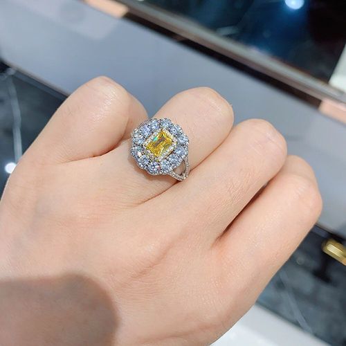 Bague En Cristal De Citrine Quartz Rose Pour Femmes, Bague De Luxe En Argent Sterling 925, Diamant De Laboratoire, Pierre Précieuse, Bracelet De Fiançailles, Bijoux Fins