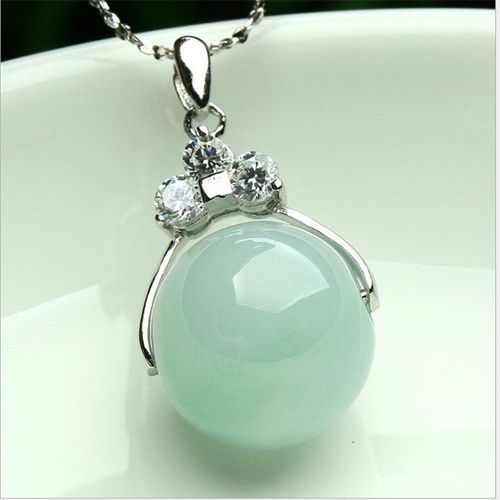 Pendentif En Perle De Jade Blanche, Naturel Chinois Hetian, Beau Collier En Argent 925, Bijoux À La Mode, Cadeaux Pour Hommes Et Femmes