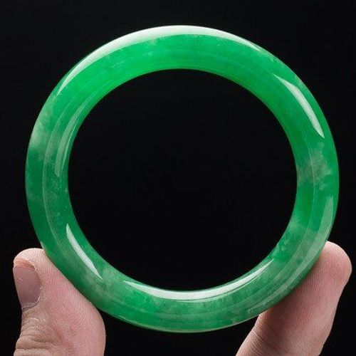 Bracelet En Émeraude Naturelle, 54-64mm, Bijoux De Princesse Élégants, Meilleur Cadeau Pour Mère Et Petite Amie