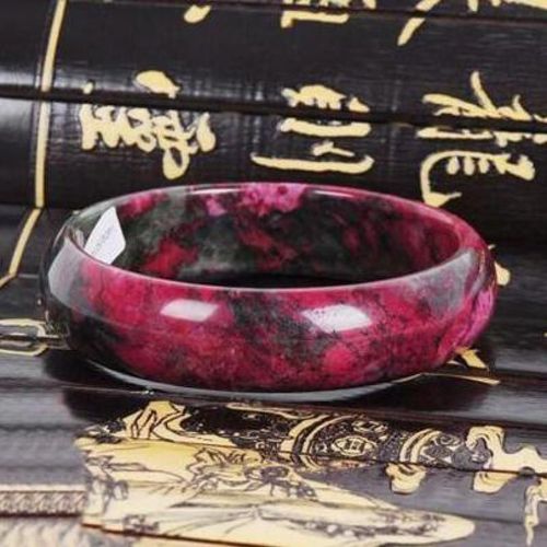 Bracelets En Pierre De Jade Pour Femmes Et Hommes, Bijoux Fins, Amulette, Fleur De Pêche Naturelle, Cadeau Pour Petite Amie Ou Maman