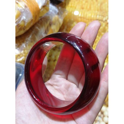 Bracelets D'ambre De Sang Pour Femmes, En Ambre Rouge De La Baltique Naturelle, Large, En Pierres Précieuses, Cadeaux Pour Maman Et Petite Amie, Bijoux Fins, Accessoires