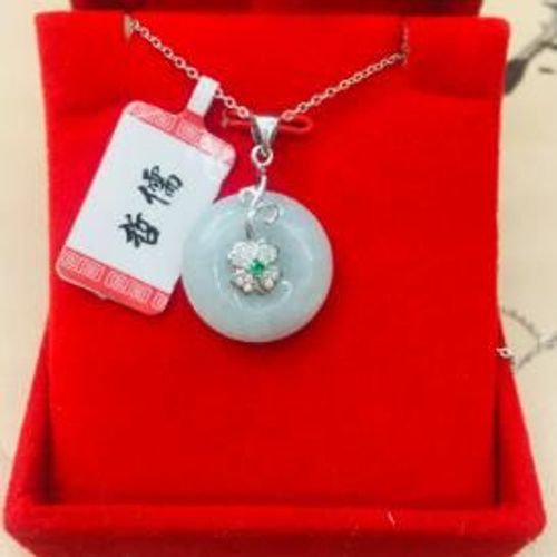 Pendentif En Forme De Vache Du Zodiaque Sculpté En Ajadite Naturelle, Collier En Argent Sterling 925, Chaîne De Clavicule En Jade Pour Femme Élégante
