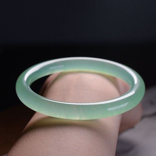 Bracelet En Jade De Glace Naturelle Pour Femmes, Breloques De Mode, Bijoux En Jade Véritable Chinois, Accessoires En Pierre