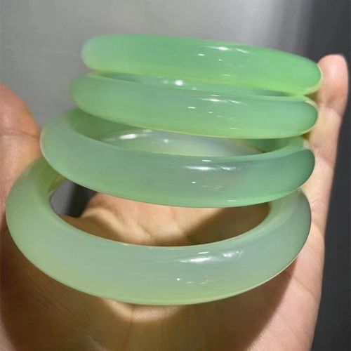 Bracelet En Jade Vert Clair Pour Femmes, Bijou En Calcédoine Naturelle, Véritable Pierre De Jades Chinois, Accessoires, Bijoux En Jade Certifié
