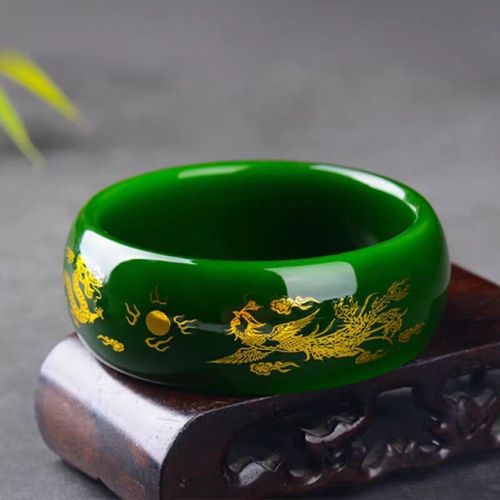 Bracelet En Jade Naturel Sculpté À La Main Pour Femme, Bijou Fin, Accessoires De Mode, Breloque, Cadeau