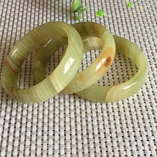 Bracelet En Jade Naturel Chinois Bleu Et Blanc Sculpté À La Main, Large Barre, Bijoux Boutique De Mode, Grain De Bois, Cadeau Populaire