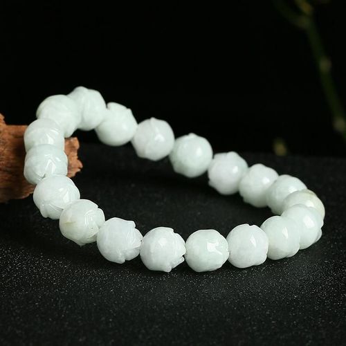 Bracelet Élastique En Perles D'orchidées, Émeraude Naturelle, Collier Rond En Jade, Bijoux À La Mode Pour Homme Et Femme, Amulette Porte-Bonheur, Nouveau, 10mm