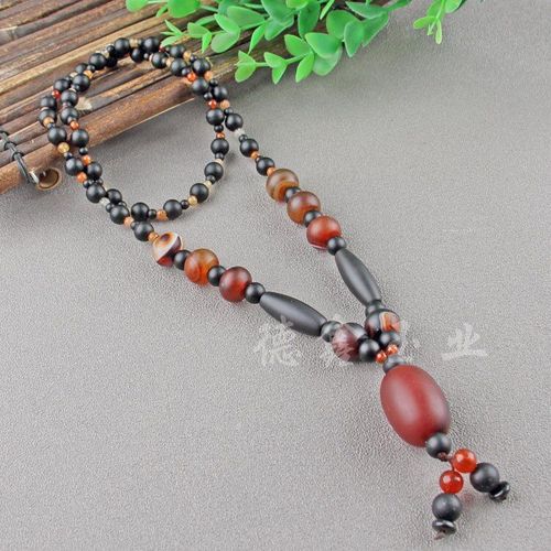 Collier À Brins D'agate Colorée Naturelle Pour Femmes, Chaîne De Pull, Perles De Jades Authentiques Certifiées, Colliers Ras De Cou En Calcédoine