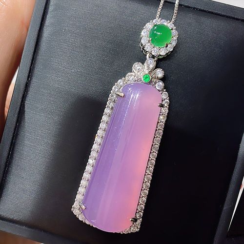 Collier En Argent Sterling 2020 Pour Femmes, Pendentif Carte De Sécurité En Cristal Rose Et Jade, Accessoires De Cou, Bijoux Cadeau, Tendance 925