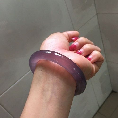 Bracelet En Calcédoine Violette Naturelle Sculptée À La Main, Barre Ronde, Bijoux Boutique De Mode, Bracelet De Beauté En Agate Jaune Pour Hommes Et Femmes