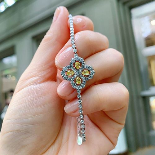 Collier Trèfle À Quatre Feuilles En Argent Sterling 925, Boucles D'oreilles, Bracelet Pour Femmes, Luxe, Création Topaze, Ensembles De Bijoux De Mariage, Cadeau