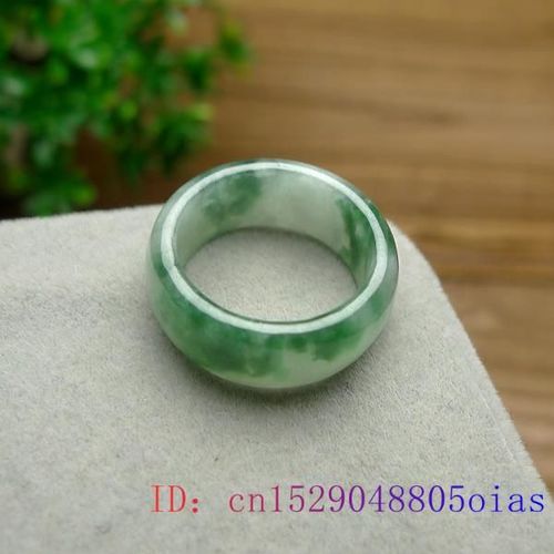 Bague En Jade Vert, Artisanat, Breloque, Pierre Précieuse Naturelle, Amulette Sculptée, Bijoux Chinois, Cadeaux À La Mode