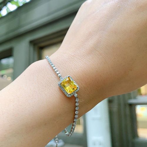 Ensemble De Bijoux Fins Vintage Pour Femmes, En Argent Sterling 925, 7x9mm, Quartz Rose Topaze, Haute Teneur En Carbone, Bracelet, Collier, Fête
