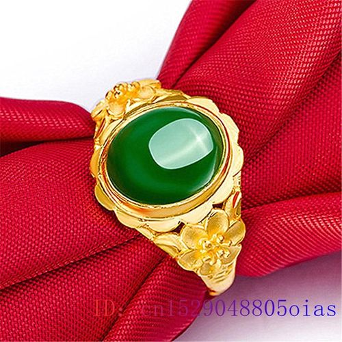 Bague En Jade Vert Pour Hommes Et Femmes, Amulette En Zircon Naturel, Bijoux À La Mode, Breloque En Pierre Précieuse, Cadeaux En Argent Et Cristal 925, Calcédoine