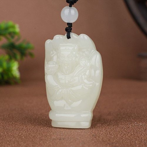 Pendentif En Jade Porte-Bonheur Naturel Turquoise Sculpté À La Main, Bijoux Boutique De Mode, Pour Hommes Et Femmes, Accessoire Cadeau