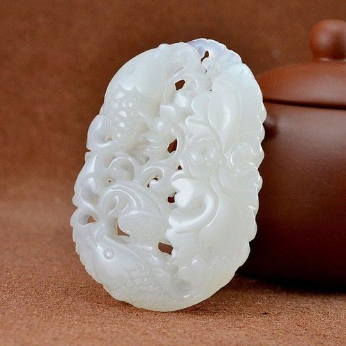 Pendentif En Jade Naturel Sculpté À La Main En Poisson Vert, Bijoux Boutique De Mode, Collier Pour Hommes Et Femmes, Accessoires Cadeaux