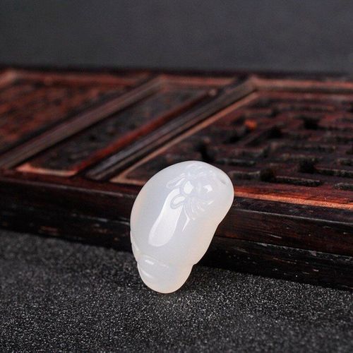 Pendentif En Calcédoine Verte Naturelle, Petits Pieds Sculptés À La Main, Bijoux Boutique De Mode, Collier En Agate Verte Pour Hommes Et Femmes, Cadeau
